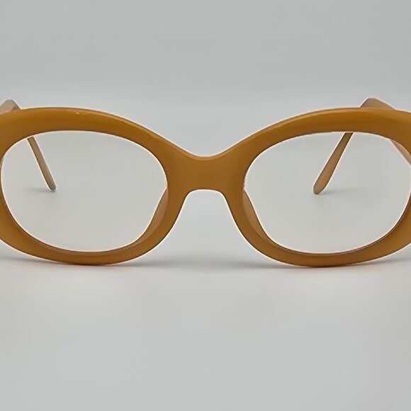 Christian Dior 2957 70 Yellow Eyeglasses Frame w/ Case Austria 51-20-120 - Picture 2 of 16